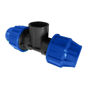 Тройник компрессионный с внутренней резьбой 32x1/2" Jakko